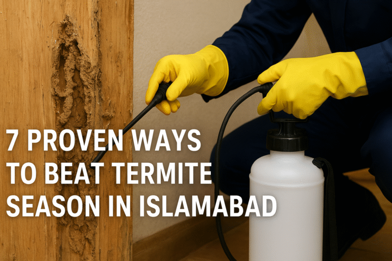 7 Proven Ways to Beat Termite Season in Islamabad