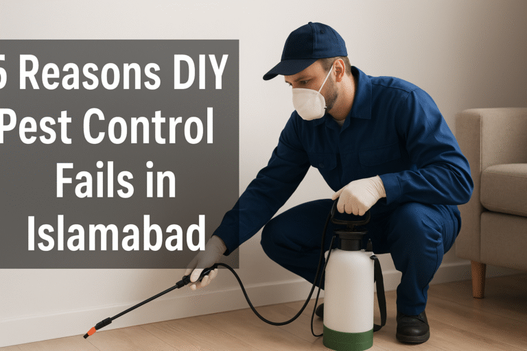 5 Reasons DIY Pest Control Fails in Islamabad