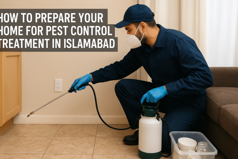 7 Essential Steps to Prepare for Pest Control in Islamabad